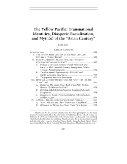 The Yellow Pacific - UC Davis Law Review