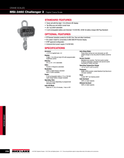 crane scales MSI-3460 Challenger 3 Digital Crane Scale