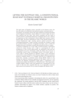 a constitutional road map to female marital emancipation in the