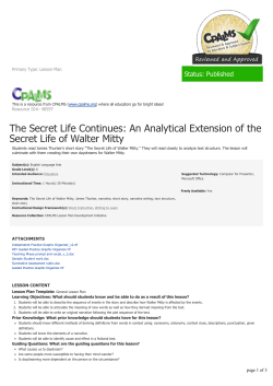 The Secret Life Continues: An Analytical Extension of the