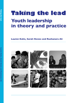 Taking the lead - The Young Foundation