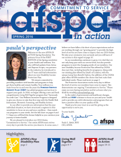 paula`s perspective - American Foreign Service Protective Association