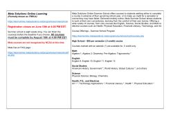 Meta Solutions Online Learning