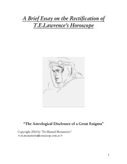 A Brief Essay on the Rectification of T