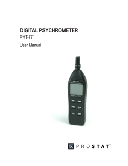 digital psychrometer