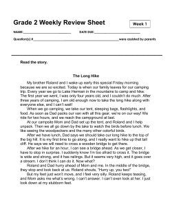 LA 2 Review Sheet 1 - Hamilton City School District