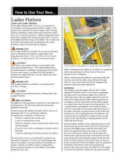 Ladder Platform - General Machine Products