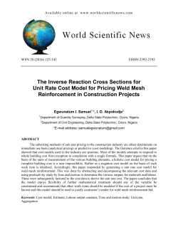 The Inverse Reaction Cross Sections for Unit Rate Cost Model for