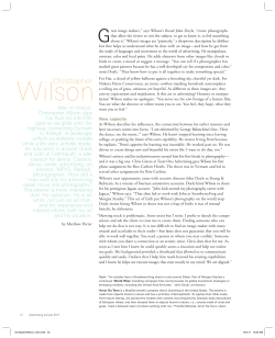 Communication Arts - Christopher Wilson Photography