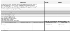 Store/Date - Store/Date - Were you able to stock the item? How