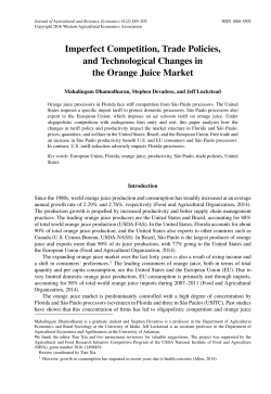 Imperfect Competition, Trade Policies, and Technological Changes