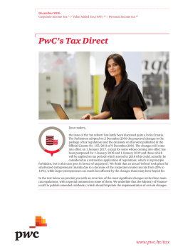 PwC`s Tax Direct
