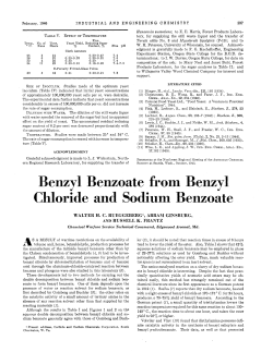 Chloride and Sodium Benzoate