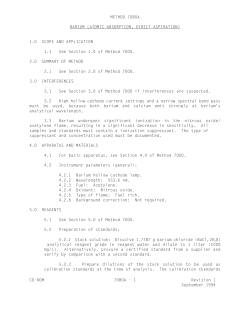 method 7080a - Cornerstone Lab