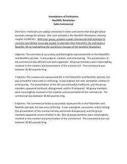 Foundations of Civilization Neolithic Revolution Sales Commercial