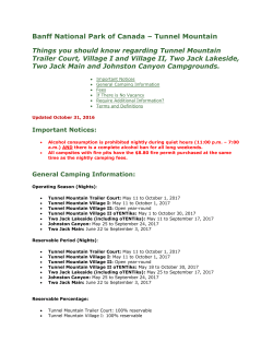 Things you should know regarding Tunnel Mountain Trailer Court
