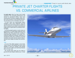 Private Jet Charter Flights vs. Commercial Airlines