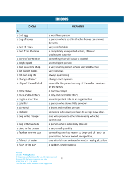idioms - Singapore Asia Publishers