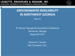 Nils Thompson - Georgia Environmental Conference