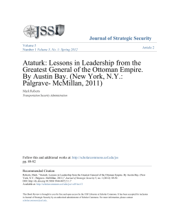 Ataturk: Lessons in Leadership from the Greatest General