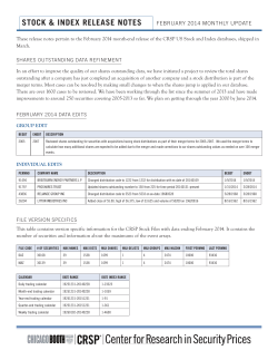 February 2014 Monthly Release Notes