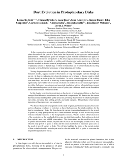 Dust Evolution in Protoplanetary Disks - Max-Planck