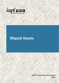 Illiquid Assets - Irish Association of Pension Funds