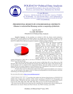 POLIDATA&reg; Political Data Analysis