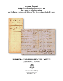 Annual Report - Connecticut State Library