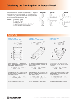 Calculating the Time Required to Empty a Vessel
