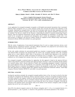full-wave modal analysis of a right/left-handed corrugated