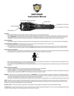 SWPF8000R Instructions