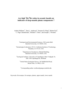 Osmium and helium isotopic evidence against
