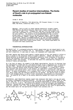 of Hund`s rule in pi-conjugated non-Kekul