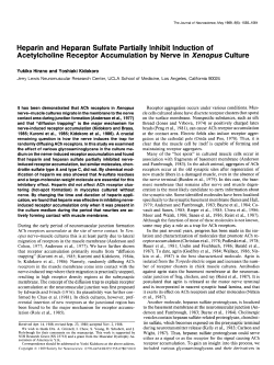 Heparin and Heparan Sulfate Partially Inhibit Induction of
