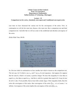 A Basic Course in Real Analysis Prof. PD Srivastava Department of