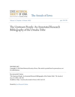 The Upstream People: An Annotated Research Bibliography of the