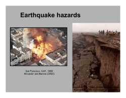 Earthquake hazards