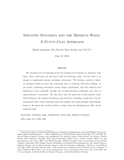 Firm Dynamics and the Minimum Wage