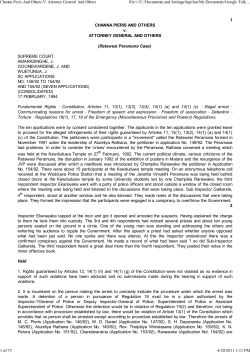 Channa Peris And Others V. - Human Rights Commission of Sri Lanka