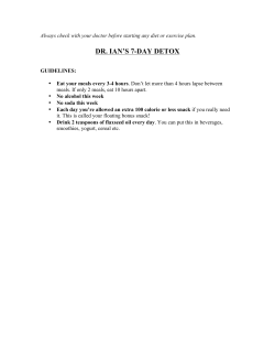 dr. ian`s 7-day detox