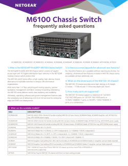 M6100 Chassis Switch
