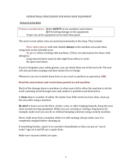 Operational Procedures