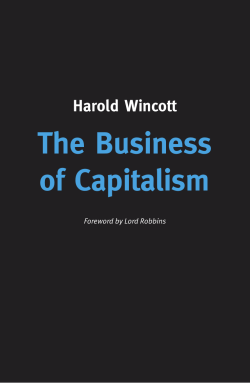The Business of Capitalism