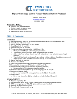 Hip Arthroscopy Labral Repair 1115