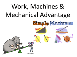 14.2: Work and Machines