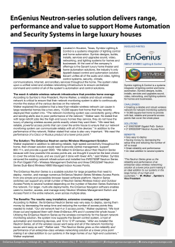 The Solution: The EnGenius Neutron-series