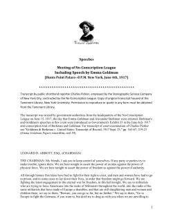 Meeting of No-Conscription League