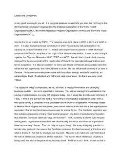 Ladies and Gentlemen, A very good morning to you all. It is