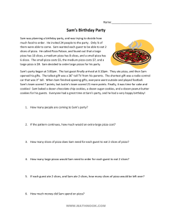 Sam`s Birthday Party